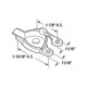 thumbnail image 3 of Ventana de madera de doble hoja Lock PRIME-LINE F 2574, de latón, 3 of 5