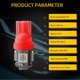 thumbnail image 4 of Bombilla LED YM E-Bright 194 T10 5050 5-SMD 12 V roja para coche x20, 4 of 6