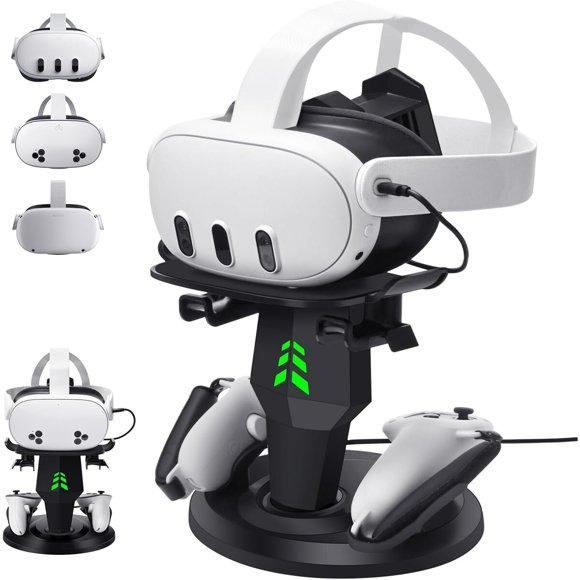 Base Cargadora VR Alcopanda Meta Quest 3 3S 2 Tipo C
