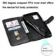thumbnail image 3 of Funda con Cremallera para OPPO A52/A72/A92, Carcasa Cartera de Cuero PU con Soporte y Tarjetero, 3 of 6