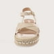 thumbnail image 3 of Sandalia Plataforma Beige Vía Franca, 3 of 5