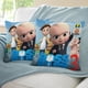thumbnail image 3 of Bebé Jefe 3 Fundas de almohada de terciopelo con tema, regalos de funda de almohada, decoración para el hogar, cojín de lanzar, regalo de cumpleaños para fans y parejas. 40cm x 40cm., 3 of 6