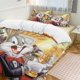 thumbnail image 1 of Looney Tunes Bugs Bunny 3-Piece Bedding Set Soft Warm And Comfortable Bed Set with 1 Duvet Cover And 2 Pillowcases Bed Sheets, 1 of 1