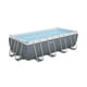thumbnail image 1 of Piscina Bestway Rectangular C/Filtro Gris 4.88MX2.44MX1.22M gris oscuro Tamano Unico, 1 of 9