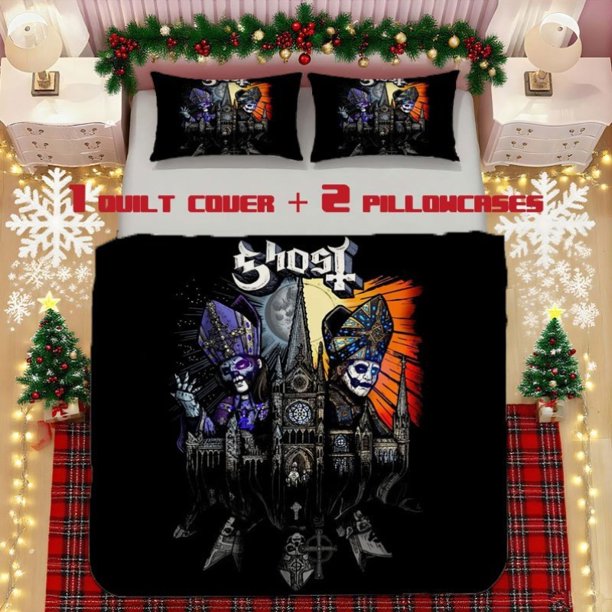 Soft Printed bedding by Ghost Band Made of Polyester Fabric Decorative And Warm