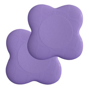 Ioensy - 2 Uds Rodilleras De Yoga Accesorio De Esterilla De Yoga Cojín De Equilibrio Para Suelo De Codo De Tobillo Púrpura