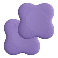 Ioensy - 2 Uds Rodilleras De Yoga Accesorio De Esterilla De Yoga Cojín De Equilibrio Para Suelo De Codo De Tobillo Púrpura