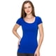 thumbnail image 1 of Camiseta mujer elasticada manga Corta Bambu 8326, 1 of 3