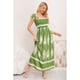 thumbnail image 2 of Maxi Vestido Largo Verano Mujer Estampado Casual Sin Mangas 3380, 2 of 3