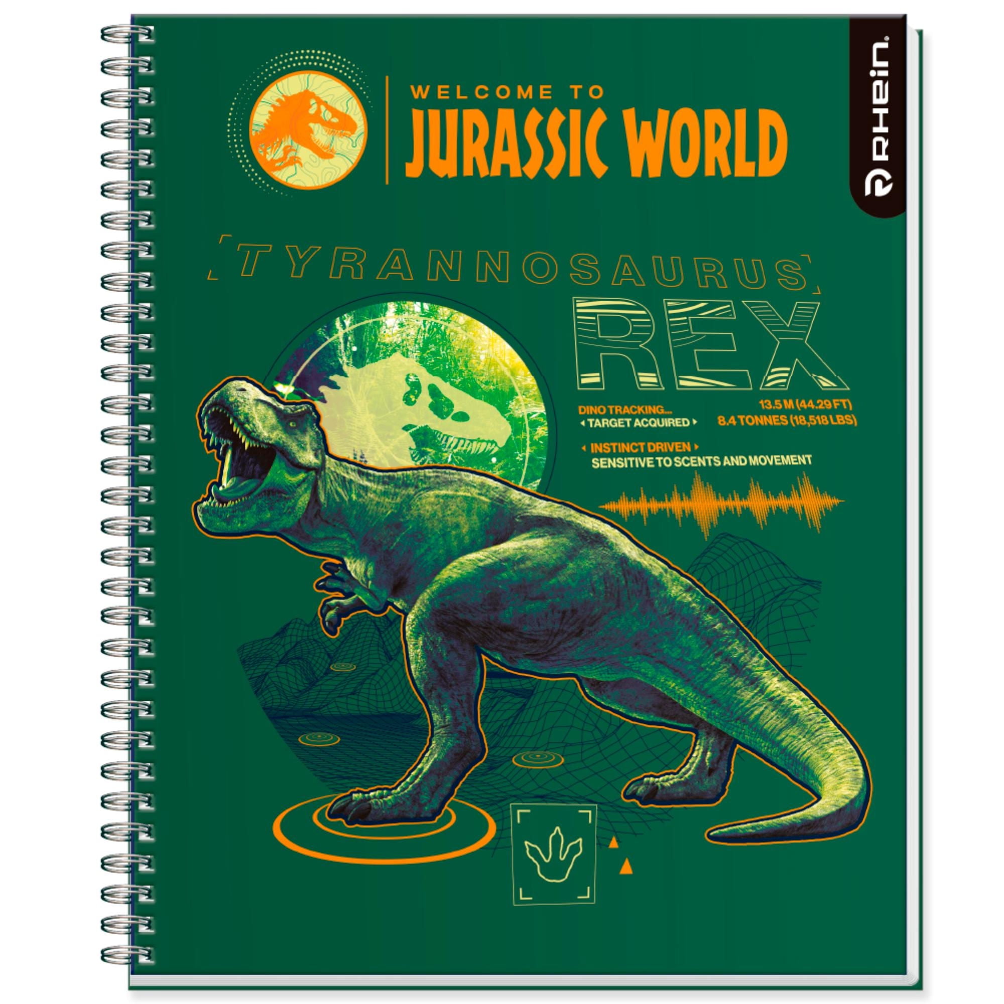 Cuaderno Rhein Univ Jurassic World 100hj C7 Mm