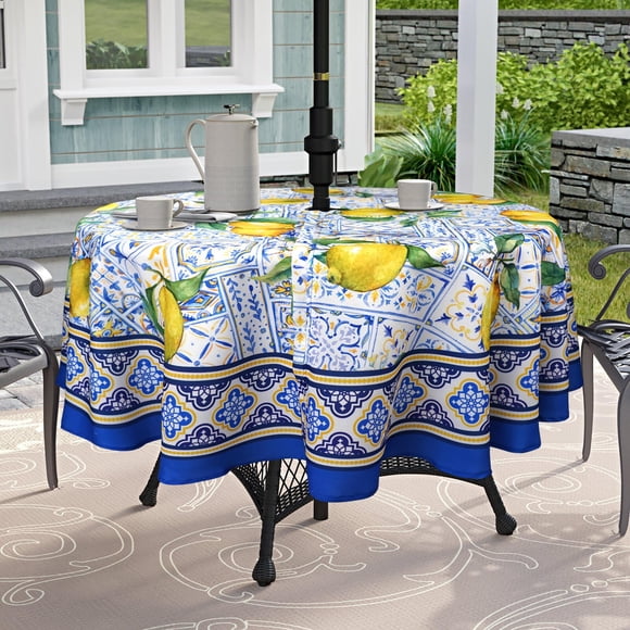 Mantel bnhjsdw 152 cm Limón Impermeable con Cremallera