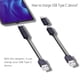 thumbnail image 4 of Cable Sqrmekoko 18 cm USB a Micro‑USB + Adaptador USB‑C, 4 of 7