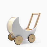 Form Design - Coche Para Muñecas Infantil De Madera Samanta Gris Claro