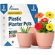 thumbnail image 1 of Macetas Lifemaster 3 piezas rosa apilables 18 cm 17 cm 15 cm, 1 of 7