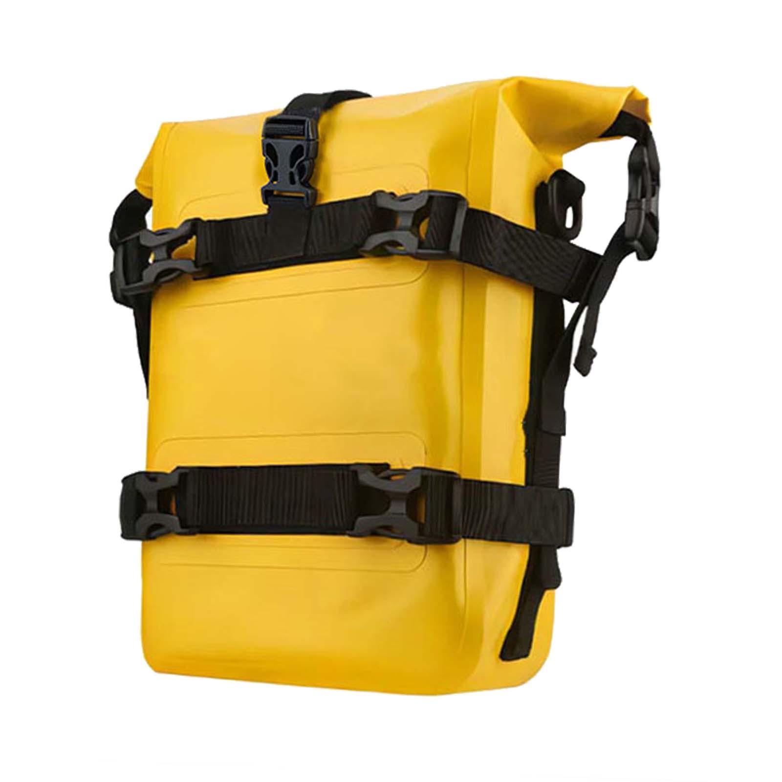 Magideal - Bolsa De Marco Delantero Para Motocicleta, Bolsa Trasera Para Asiento Trasero De Motocicleta, Bolsa De Sillín Portátil Para Moto, Camping Y Bicicleta