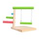thumbnail image 4 of Parrot Playstand Tabletop Bird Stand Para Cockatiel Conures Lorikeet Cockatoo Frosted, 4 of 5