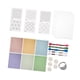 thumbnail image 2 of Kit De Plantillas Sashiko, Hilos, Plantilla Soluble En Agua Para Manualidades, Posavasos, Camisetas B, 2 of 5