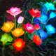 thumbnail image 1 of Luces Solares Para Jardín Paquete De 3 15 Led Multicolor Impermeables, 1 of 7