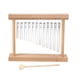 thumbnail image 5 of Carillón de viento de mesa, instrumento de percusión, herramienta didáctica, carillón de mano con soporte de madera para actuaciones en aula para, 5 of 5