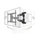 thumbnail image 5 of Soporte TV Full Motion 55 A 85 Pulgadas Brazo Articulado Giratorio Negro, 5 of 7