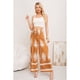 thumbnail image 1 of Pantalon Mujer Palazzo Tipo Lino Pretina Alta Elasticado Diseño 3011, 1 of 3