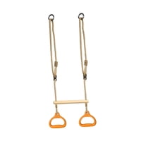 Ioensy - Trapecio Estable Y Resistente, Columpio Portátil Para Uso En Interiores Y Exteriores, Gimnasio En Casa, Color Naranja