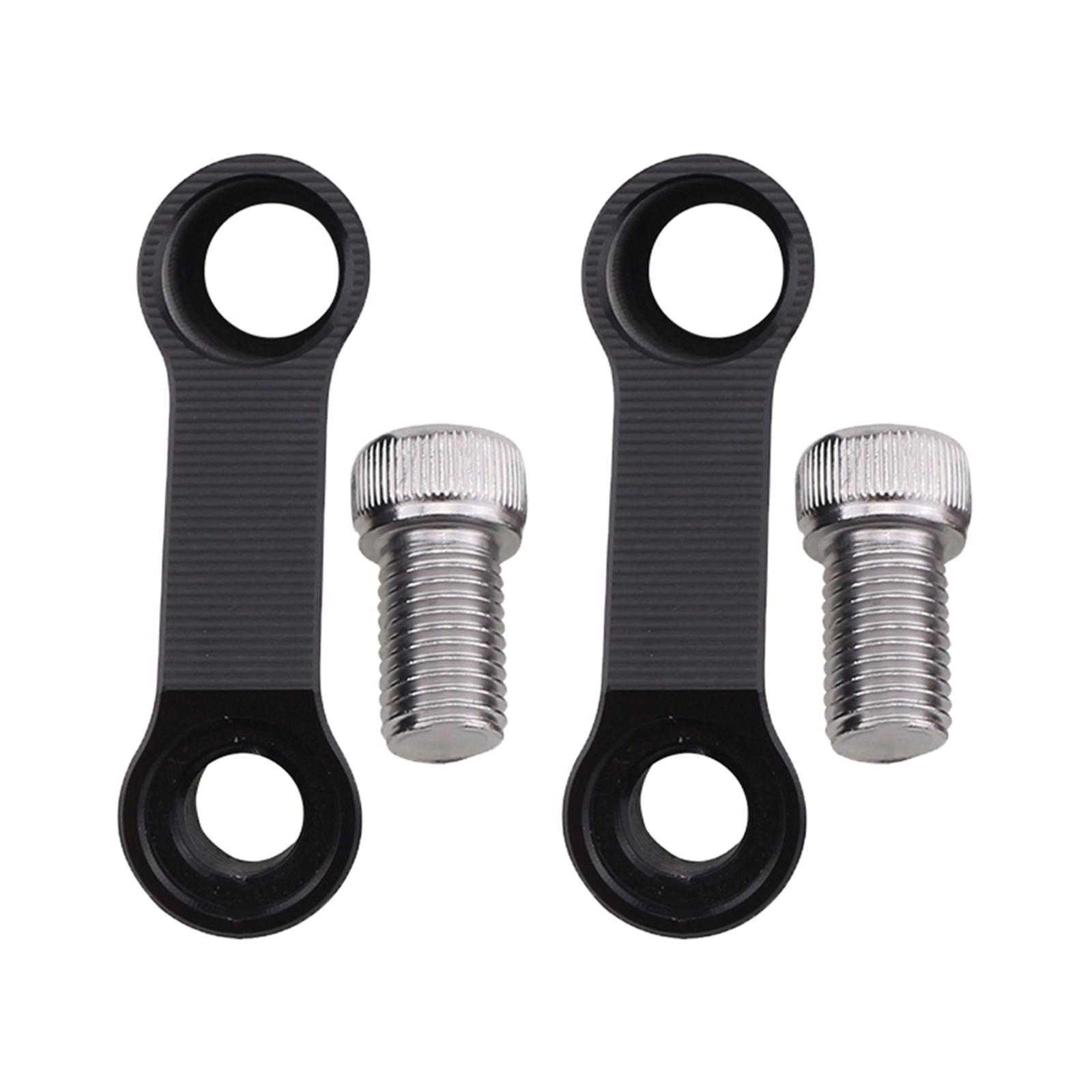 Magideal - Adaptador Extensor De Elevador De Espejo De Motocicleta, De Adaptador De Espejo Retrovisor Cnc De Repuesto De 10Mm Para F900Xr F900R K1200R K1300R Negro