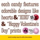 thumbnail image 5 of Kit de regalo de chocolate M&M'S para el Día de San Valentín de 2 libras con 20 latas, 5 of 8