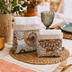 thumbnail image 2 of Servilletero Tela 2 Unidades Estilo Boho Mandalas y Flores Mesa Comedor Terraza, 2 of 3