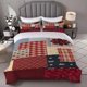 thumbnail image 1 of Patchwork-themed Three-piece Bedding Set Including a Duvet Cover and Two Pillowcases. Soft and Comfortable Suitable for All Seasons. An Ideal Choice for Home, 1 of 1