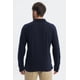 thumbnail image 3 of Polera Hombre Lisa Borbada Con Botones Azul Marino, 3 of 4