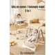 thumbnail image 2 of Silla De Comer Columpio 2 En 1 LuBabycas Blanca, 2 of 8
