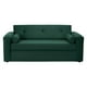 thumbnail image 1 of Sofa Vivo 3c Felpa 30 Verde Botella, 1 of 5