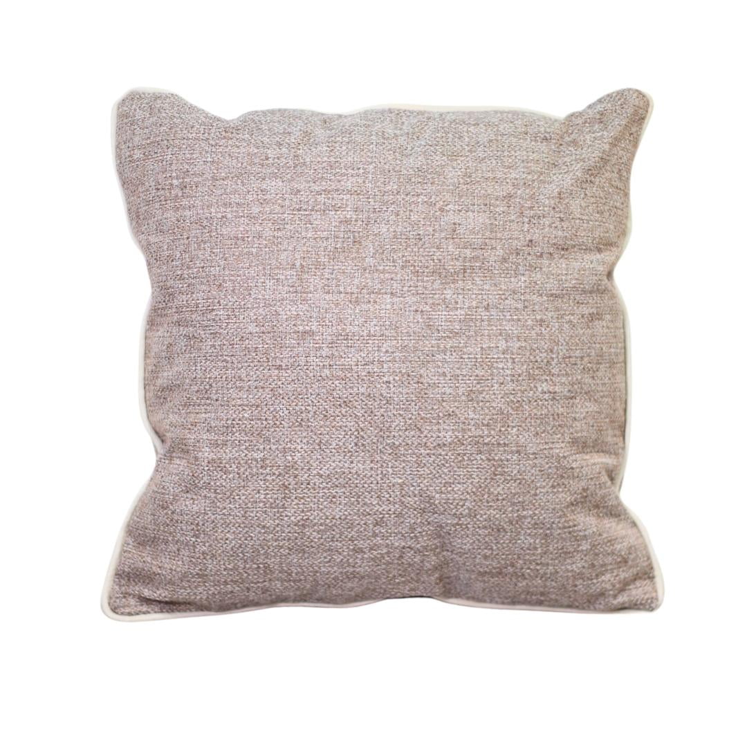 Máxima Design - Cojín Antonia Gris-beige Omega 50x50 Cm