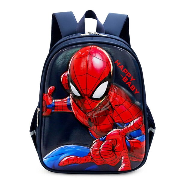 New Disney cartoon Avengers 3D Spider-Man boys School Bag New Kindergarten Baby Children's Small Backpack Cute Backpack