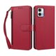 thumbnail image 1 of Funda Tipo Billetera para Motorola Moto G73 5G con Soporte y Bolsillo con Cierre Rojo, 1 of 1