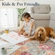 thumbnail image 3 of Alfombra Lahome Moroccan Trellis de 90 x 150 cm, lavable, color crema, 3 of 7