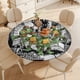 thumbnail image 4 of Las Tortugas Ninja theme Fitted Round Tablecloths Elastic Edged Table Covers Waterproof Table Cloth For Kitchen Holiday Party Tables Decor 150cm, 4 of 6