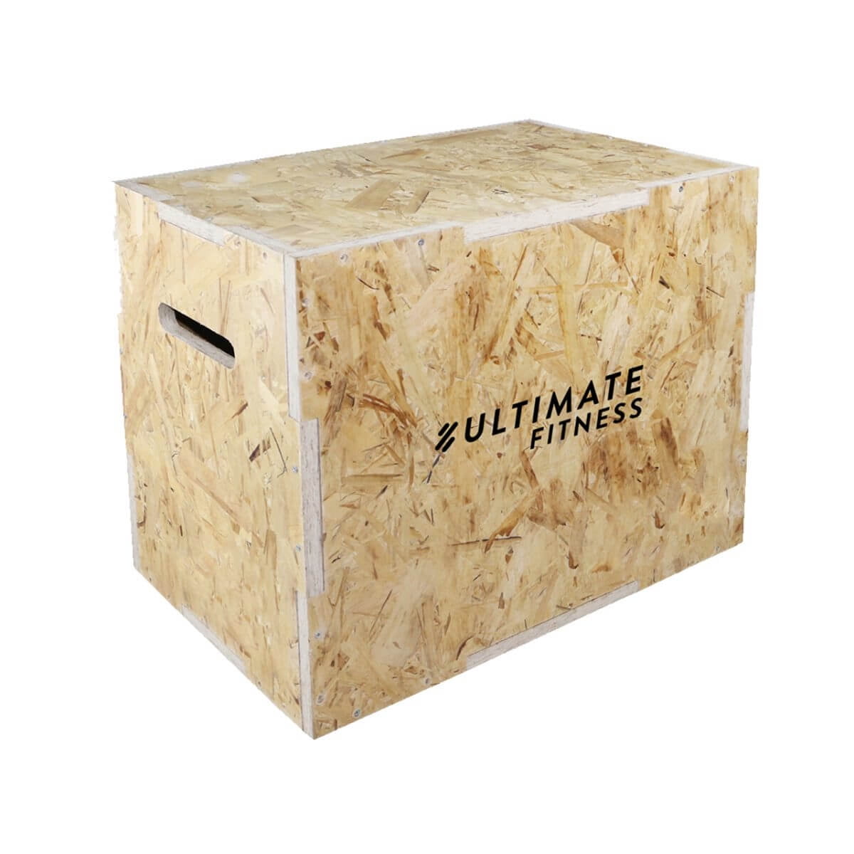 Ultimate Fitness - Cajón Pliométrico Salto 40x50x60 Cm Marrón