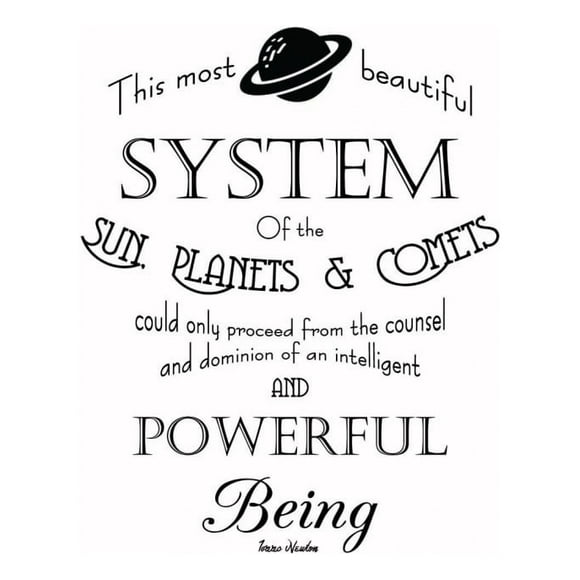 Decomural Powerful Being Isaac Newton WS-44094