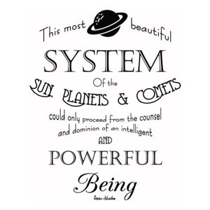 Rienda Libre Graphics - Decomural Powerful Being Isaac Newton Ws-44094