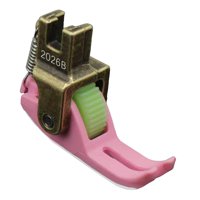 Magideal - Prensatelas De Rodillo Estrecho Con Mecanismo De Doble Rodillo Y Guía De Tela Suave Como Accesorio Para Máquinas De Coser Para Ropa Y Artículos De Cue