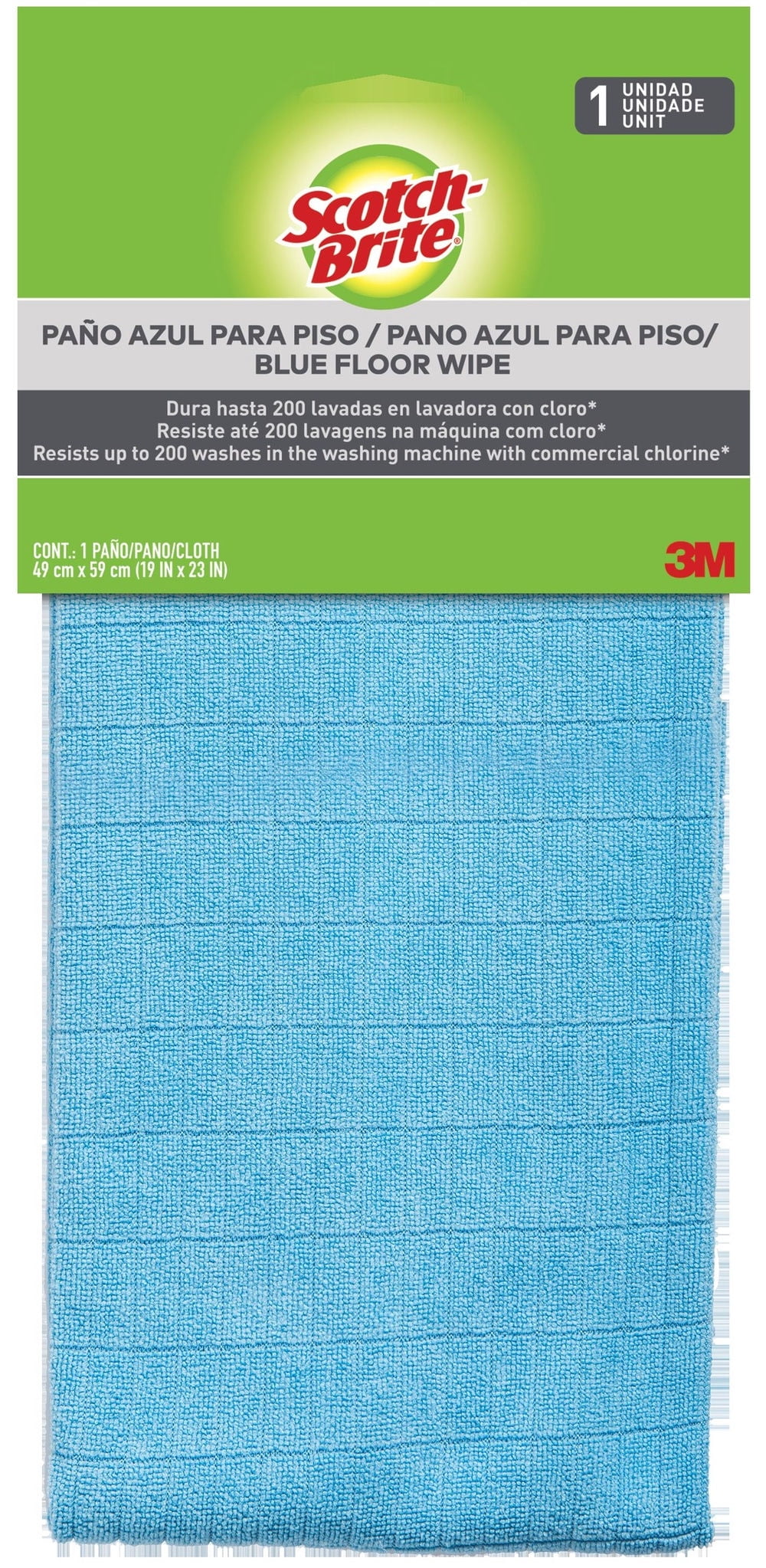 Pano microfibra para piso, 1 Un