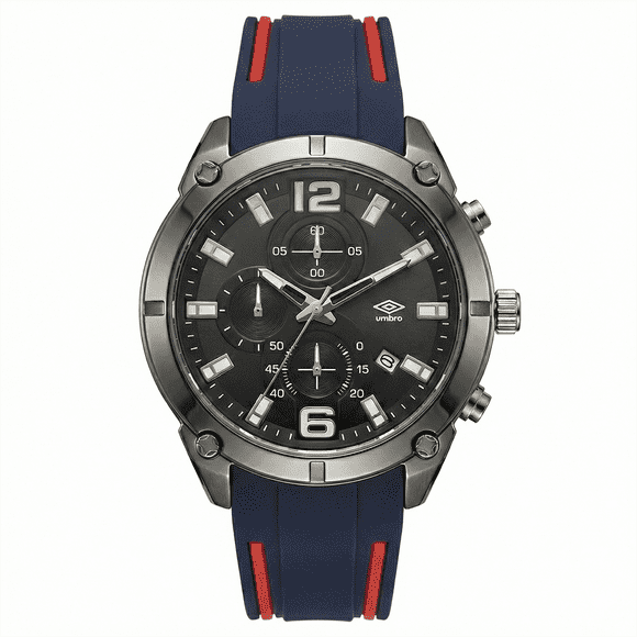 Reloj Análogo Hombre Umbro Plus Azul/Rojo UMBP-1500-92