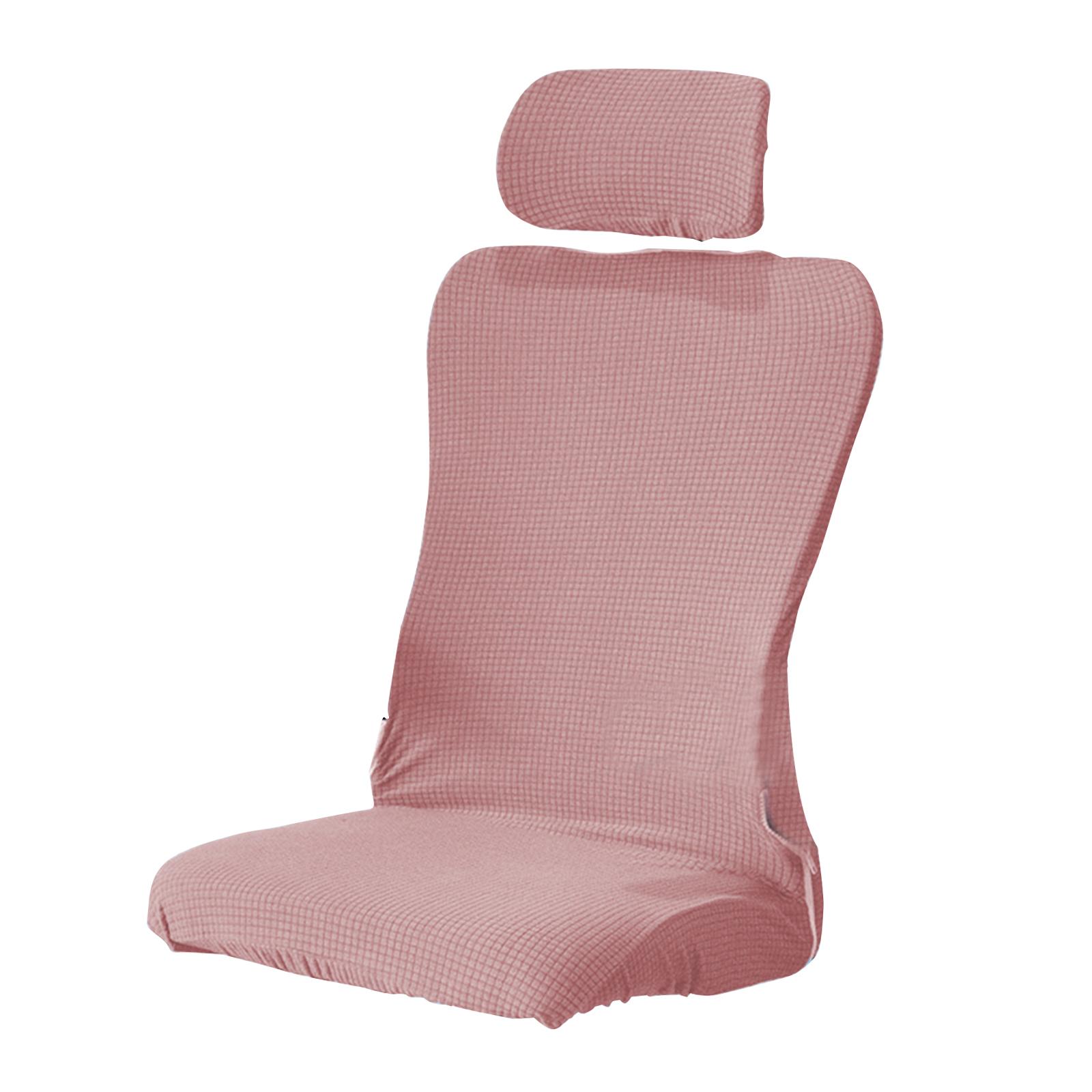 Bothyi - Funda Para Silla De Oficina Con Funda Para Reposacabezas Lavable Para Silla De Juego De Comedor Rosa