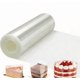 thumbnail image 1 of Xiao Hua Borde transparente para pastel de 10 cm x 100 cm (1 pieza), de PET apto para uso alimentario, reutilizable, flexible y antiadherente, ideal para pasteles de boda y decoración de repostería., 1 of 3