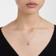 thumbnail image 5 of Colgante de cristal rosa con piedra natal de febrero de Swarovski, 5 of 6