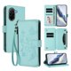 thumbnail image 1 of Funda Cartera Mariposa para [Xiaomi Redmi A5 4G] con Soporte y Cremallera Verde menta, 1 of 6