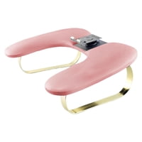 Magideal - Reposamanos Para Uñas Almohada Para Manicura Cojín Para Brazos Y Soporte De Muñeca De Cuero Pu Con Soporte Para Teléfono Adecuado Para Salones De Uña Rosa