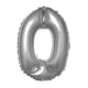 thumbnail image 1 of Globo mylar 32" silver # 0, 1 of 1